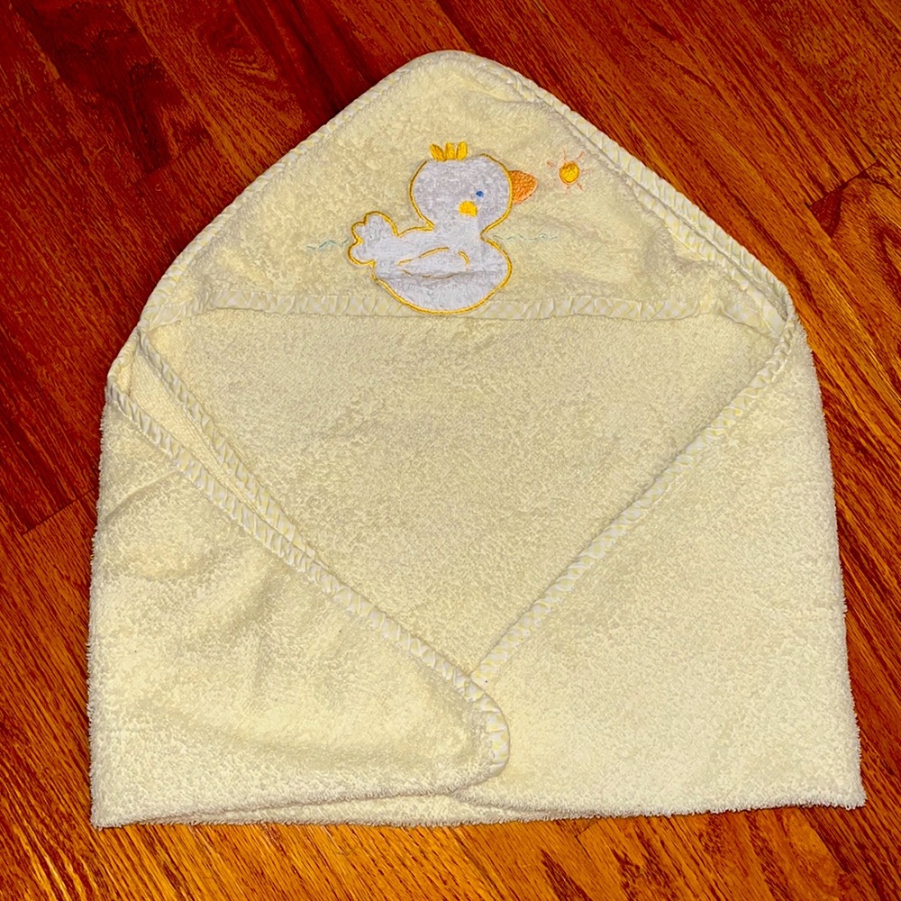 Baby Duck Hooded Towel.